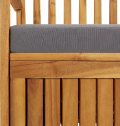 VidaXL Gartenbank Mit Stauraum 120 Cm Massivholz Akazie -Kaufland ed5639b605ed8b46e452f50b5b77fb35