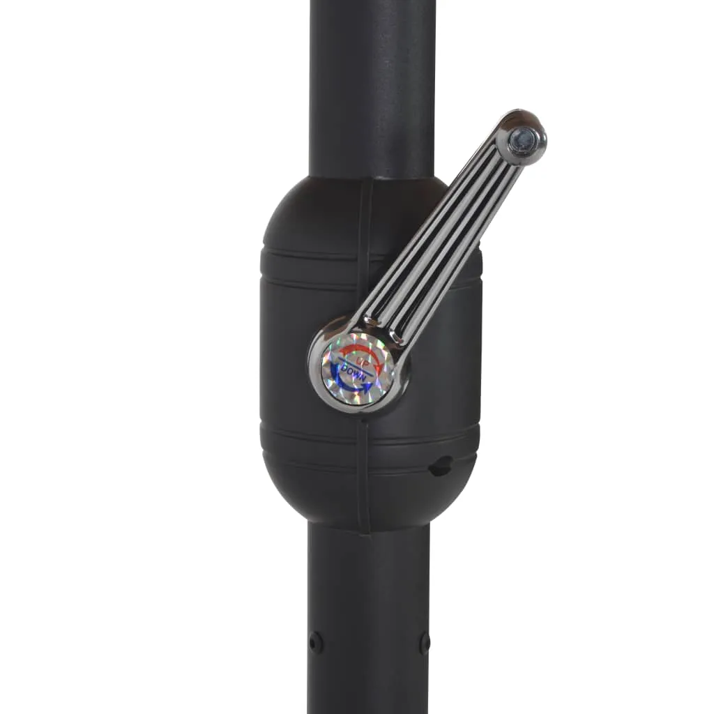 VidaXL Sonnenschirm Mit Aluminium-Mast 460 X 270 Cm Anthrazit 5 VidaXL Sonnenschirm Mit Aluminium-Mast 460 X 270 Cm Anthrazit – Bild 5