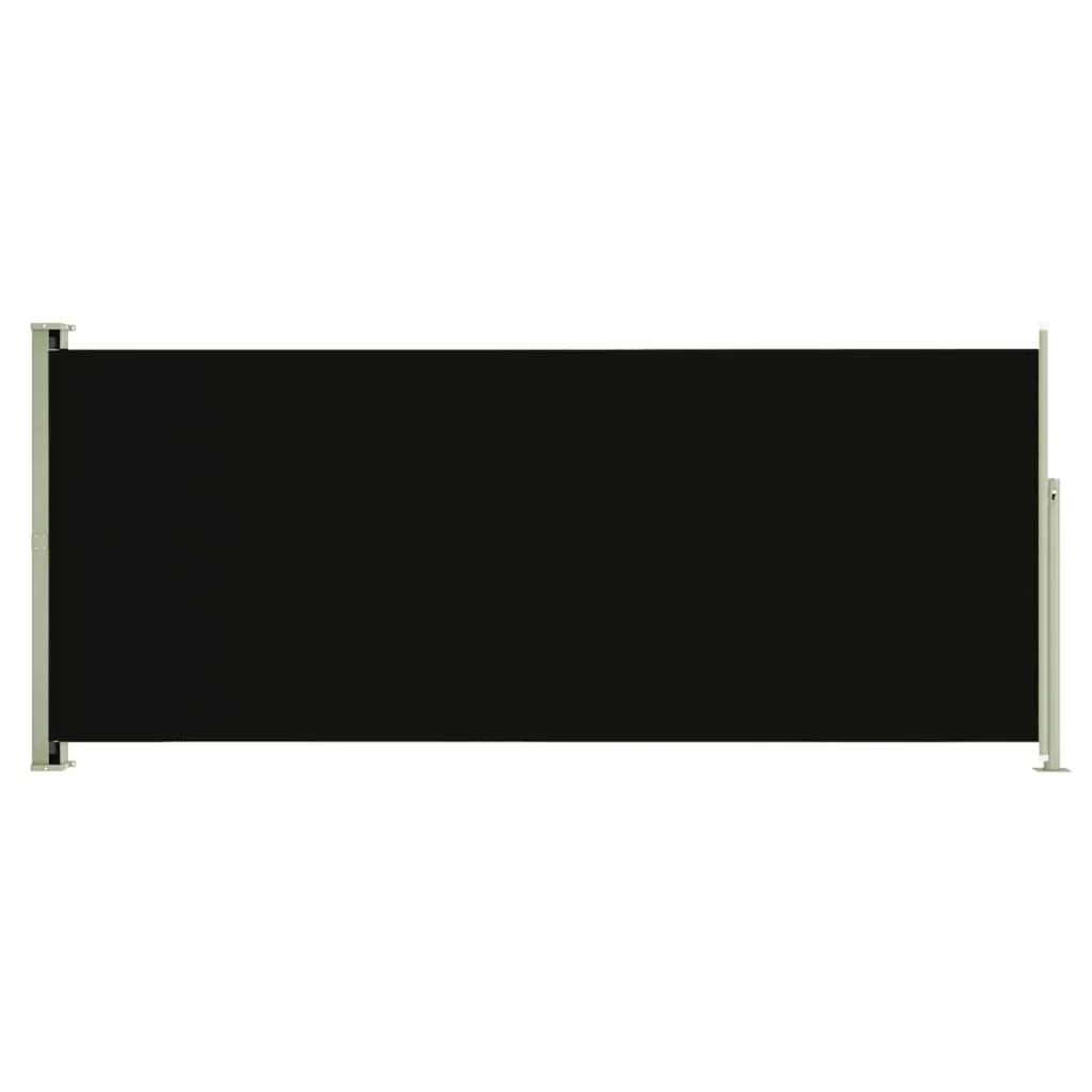 VidaXL Seitenmarkise Ausziehbar 220x500 Cm Schwarz 2 VidaXL Seitenmarkise Ausziehbar 220x500 Cm Schwarz – Bild 2
