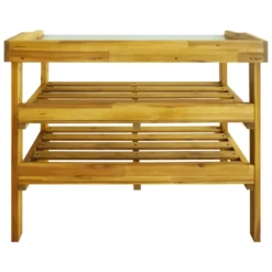 VidaXL Pflanztisch Mit 2 Ablageböden Akazie Msssivholz Und Zink 9 VidaXL Pflanztisch Mit 2 Ablageböden Akazie Msssivholz Und Zink -Kaufland effd67842d11421ba446403b2ea5cf8e