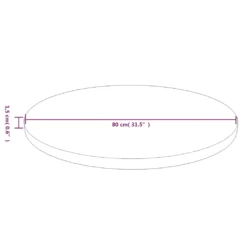 VidaXL Runde Tischplatte Dunkelbraun Ø80x1,5 Cm Behandeltes Eichenholz 7 VidaXL Runde Tischplatte Dunkelbraun Ø80x1,5 Cm Behandeltes Eichenholz -Kaufland f0a207cd8b491b7fe43ad313c90c7384