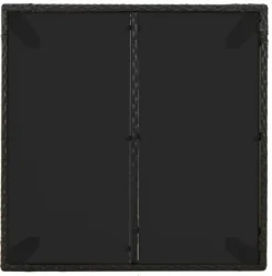 VIDAXL Gartentisch Mit Glasplatte Schwarz 90x90x75 Cm Poly Rattan -Kaufland f0ab57fe8ceb02f5258b88e463f9f11c