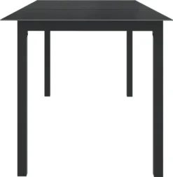 VidaXL Gartentisch Schwarz 190x90x74 Cm Aluminium Und Glas 7 VidaXL Gartentisch Schwarz 190x90x74 Cm Aluminium Und Glas -Kaufland f15b1c3ccf863b6edb4b1265e1657daf