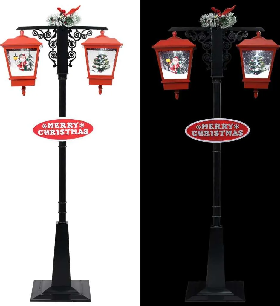 VidaXL Weihnachts-Straßenlampe Mit Weihnachtsmann 81 X 40 X 188 Cm PVC 4 VidaXL Weihnachts-Straßenlampe Mit Weihnachtsmann 81 X 40 X 188 Cm PVC – Bild 4