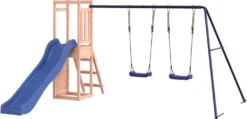 VidaXL Spielturm Mit Rutsche Schaukel Kletterwand Massivholz Douglasie -Kaufland f25477a82faacf89ab1256a15f33c2bd