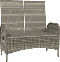 VIDAXL Gartenbank Mit Liegefunktion Und Kissen 107 Cm Poly Rattan Grau 10 VIDAXL Gartenbank Mit Liegefunktion Und Kissen 107 Cm Poly Rattan Grau -Kaufland f4ee10f8d28071035028891b9fd482ba