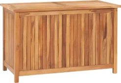 VidaXL Gartenbox 90x50x58 Cm Massivholz Teak