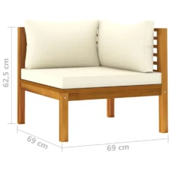 VidaXL 3-Sitzer-Gartensofa Mit Creme Kissen Massivholz Akazie 14 VidaXL 3-Sitzer-Gartensofa Mit Creme Kissen Massivholz Akazie -Kaufland f51c14d5a8bf8e92821261b59f0a5047