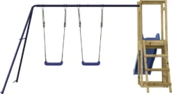 VidaXL Spielturm Rutsche Schaukeln Kletterwand Imprägniertes Holz 14 VidaXL Spielturm Rutsche Schaukeln Kletterwand Imprägniertes Holz -Kaufland f55b7398cc30efa40d5e88d730657a78