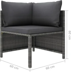 VidaXL 2-Sitzer-Gartensofa Mit Polstern Grau Poly Rattan 11 VidaXL 2-Sitzer-Gartensofa Mit Polstern Grau Poly Rattan -Kaufland f5aa9c3dcd5dee0f7da126a131d0b475