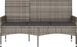 VidaXL Gartenbank 3-Sitzer Mit Kissen Grau Poly Rattan 10 VidaXL Gartenbank 3-Sitzer Mit Kissen Grau Poly Rattan -Kaufland f62d9cd2ec4070766dc8f3134b6c02c4