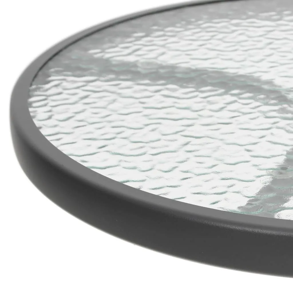 VidaXL Gartentisch Ø50x71 Cm Stahl Anthrazit 4 VidaXL Gartentisch Ø50x71 Cm Stahl Anthrazit – Bild 4