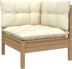 VidaXL 5-tlg. Garten-Lounge-Set Mit Kissen Honigbraun Kiefernholz 10 VidaXL 5-tlg. Garten-Lounge-Set Mit Kissen Honigbraun Kiefernholz -Kaufland fa3c8d112209c839b2a2b456d569a62c