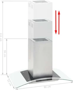 VidaXL Insel-Dunstabzugshaube 90 Cm LCD Touch-Sensor 756 M³/h LED 9 VidaXL Insel-Dunstabzugshaube 90 Cm LCD Touch-Sensor 756 M³/h LED -Kaufland fca42cca04ea1740e43d6b42ef69f621