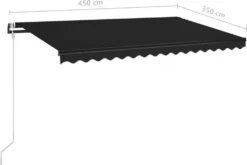 VidaXL Gelenkarmmarkise Automatisch 450x350 Cm Anthrazit -Kaufland fcec8c0bd9dc5415b8673078702767bc