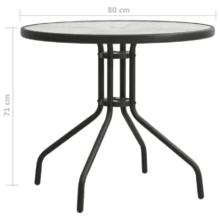 VidaXL Bistrotisch Anthrazit Ø80x71 Cm Stahl 11 VidaXL Bistrotisch Anthrazit Ø80x71 Cm Stahl -Kaufland ff32445ca204e2a2dfd3b3767ea0d663